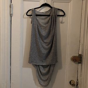 Distressed grey tank